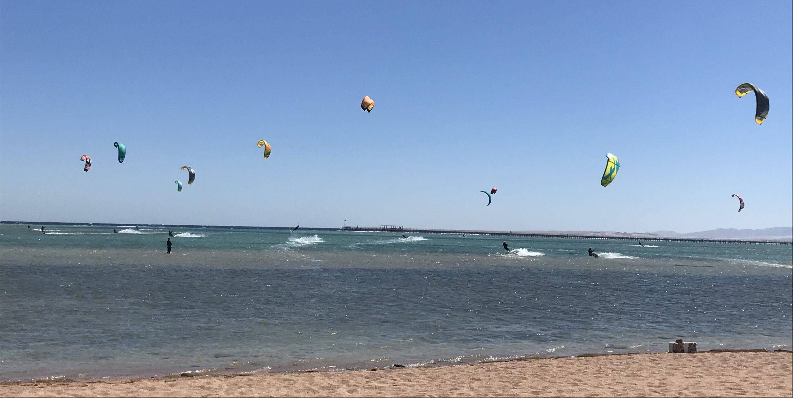 Kitesurfing at The Kite Bubble